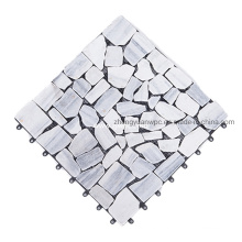 Barefoot Friendly DIY Ready Garden Stone Outdoor Floor Tiles Slate Deck Tiles Stone Decking Tile